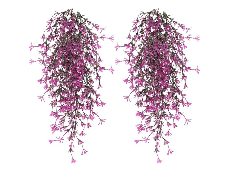  Pièces 78cm plante artificielle tombante plante tombante artificielle fausse plante tombante plantes artificielles interieur tombantes plantes artificielles suspendues pour bureau cuisine jardin  - Conforama A