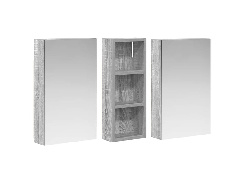  Ensemble de meubles de salle de bain 3 pcs 80x10.5x50 cm shl9767  - Conforama E