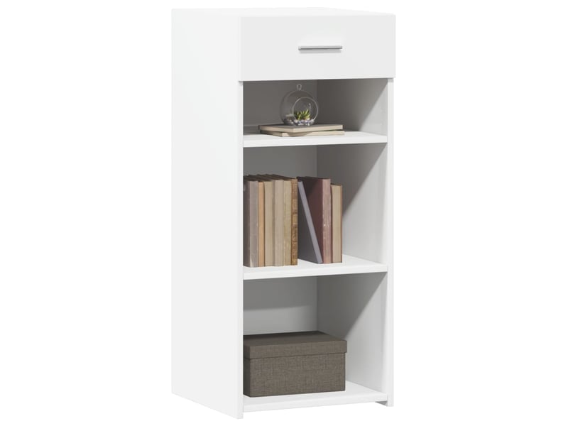  Buffet - bahut - meuble de rangement blanc 40x42,5x93 cm bois d'ingénierie  - Conforama C