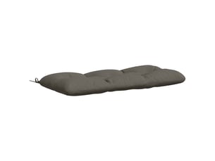 Coussin de banc, coussin d'assise, coussin de canapé vianen 100 % polyester gris 100 x 50 x 12 cm cf53972