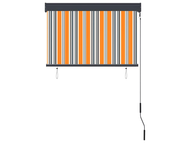  Store enrouleur, store roulant d'extérieur 100x250 cm jaune et bleu cf47291  - Conforama D