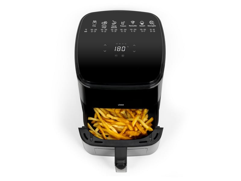  Livoo - friteuse sans huile 5l 1400w noir  doc371n - DOC371N - Conforama E