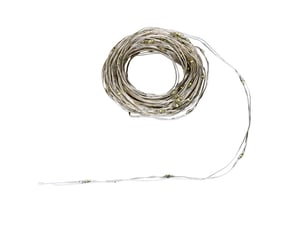 Guirlande lumineuse d'extérieur 10 m 200 led blanc froid fil cuivre 13 fonctions sur secteur