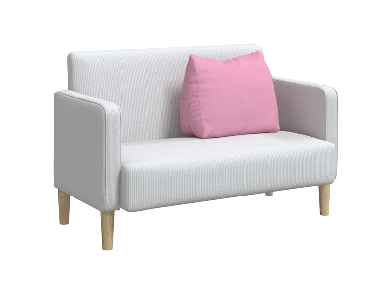  Coussin de dos, coussin de dossier rose 60 x 20 x 50 cm tissu cf54984  - Conforama C