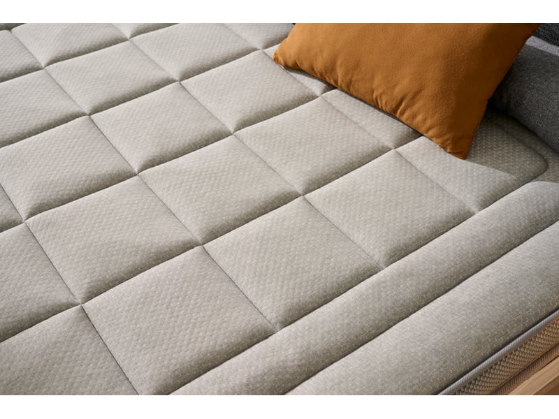 Matelas hybride à ressorts ensachés optima nature - mi-ferme, mémoire de forme, indépendance de couchage 8435720082173 - Conforama E