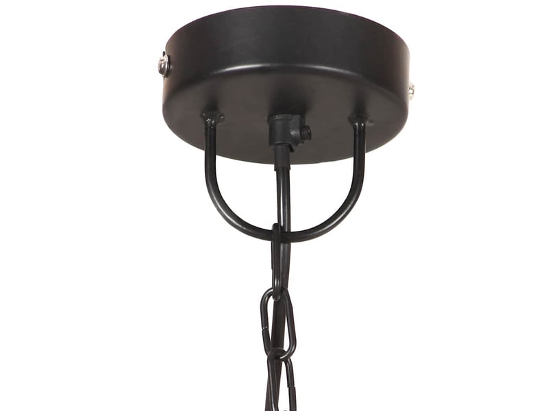  Lampe suspendue, suspension luminaire 25 w noir rond 48 cm e27  - Conforama E