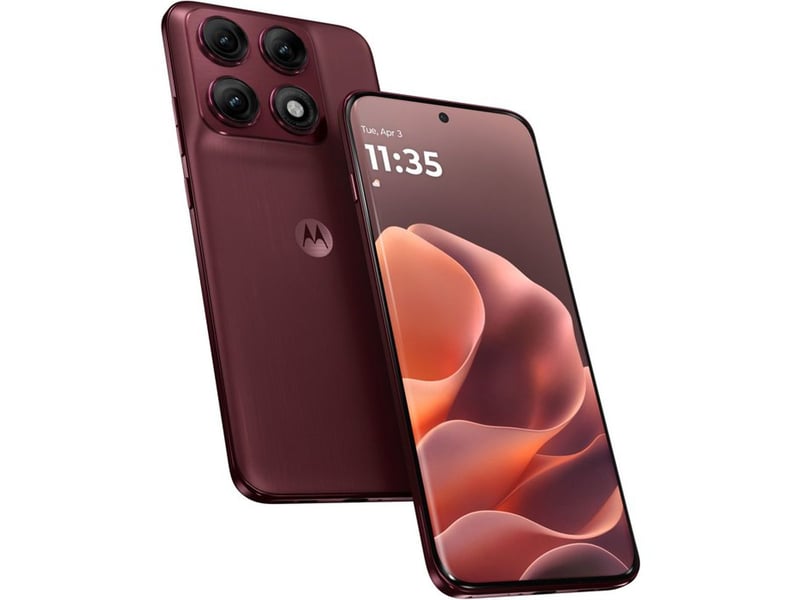  Smartphone 5g 6,78 extreme amoled 144hz 12 go 512 go quad 50 mp batterie 6500 mah bordeaux MOTOEDGE70PRO512R - Conforama C