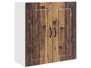 Meuble mural de cuisine | armoire de cuisine bois ancien 80x31x80cm shl7828