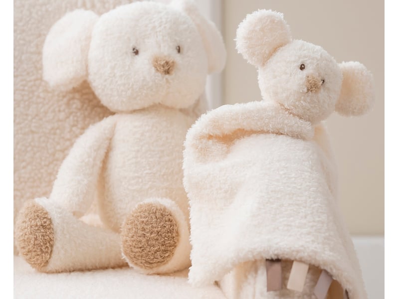  Peluche souris teddy crème  - Conforama C