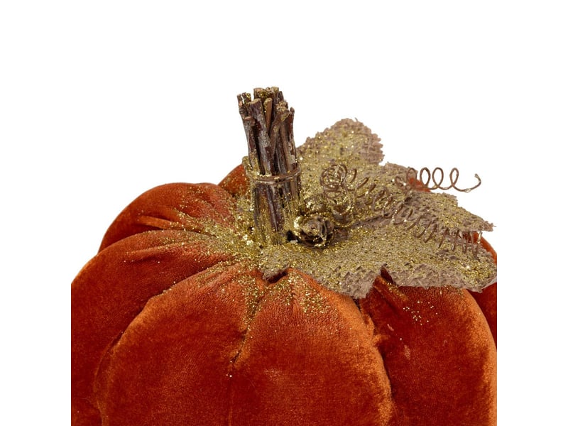  Plf citrouille velours 20x17cm  - Conforama B