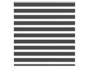 Store zèbre, store de fenêtre noir 150x150 cm largeur du tissu 145,9 cm polyester cf48890