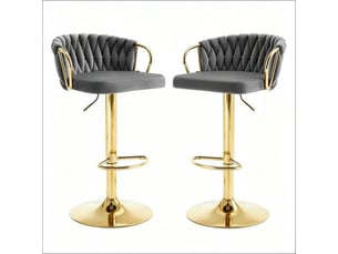 tabouret de bar  ATELIER CONFORTIEL  - gris vendu Par paire