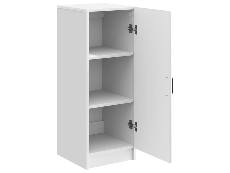  Buffet - bahut - meuble de rangement blanc brillant 33 x 34,5 x 87 cm bois d'ingénierie  - Conforama E