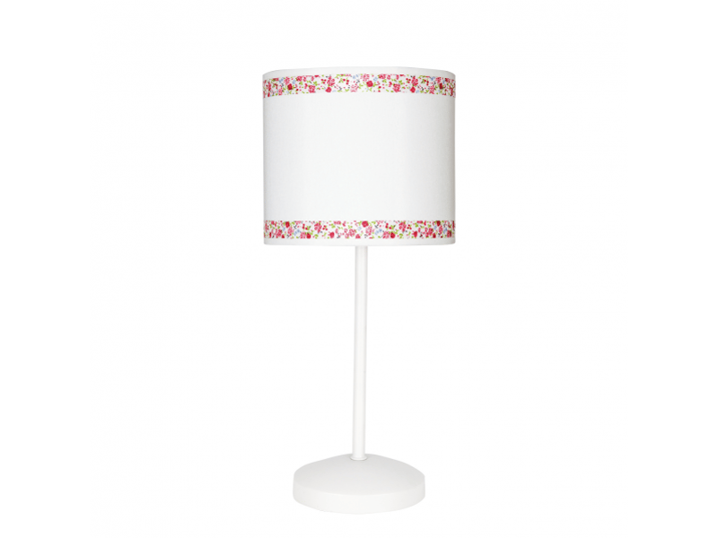  Lampe à poser enfant fabrilamp cenefa blanc et rose 1xe14 42 x 17 x 17 cm 107371000 - Conforama A