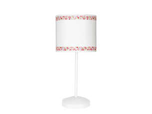 Lampe à poser enfant fabrilamp cenefa blanc et rose 1xe14 42 x 17 x 17 cm