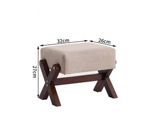 Pouf / repose pied VICMHUANG  beige