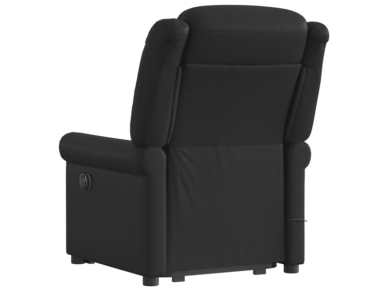  Vidaxl fauteuil de massage inclinable noir brillant similicuir  - Conforama E