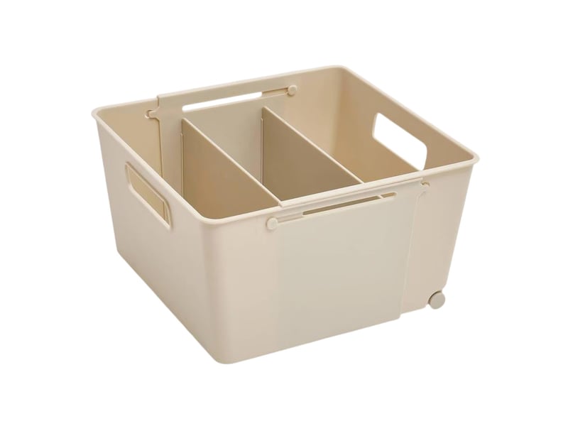  Panier organiseur extensible stora 25cm argile  - Conforama A