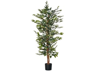 Plante artificielle avec pot et 1008 feuilles réalistes pour la décoration intérieure (salon, chambre), ø60 x 150 cm, verte