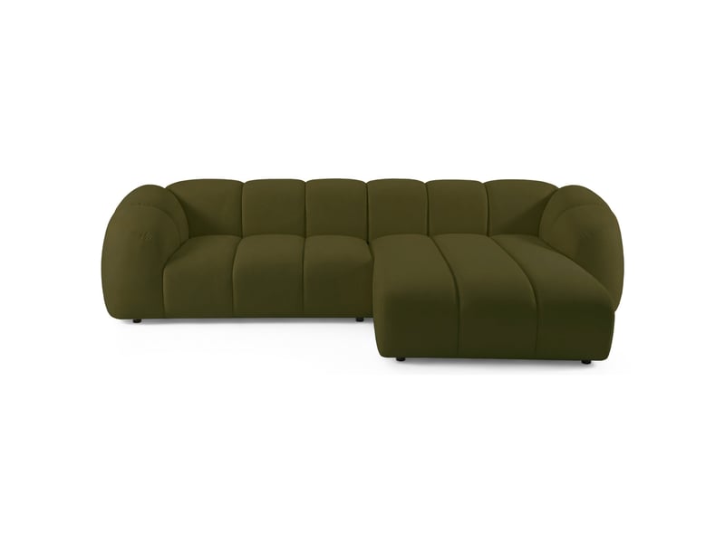  Selsey millma - canapé d'angle - 300 cm - velours vert Millma - Conforama D