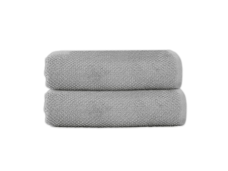  Lot 2 serviettes de bain 70x140 coton éponge  - Conforama A