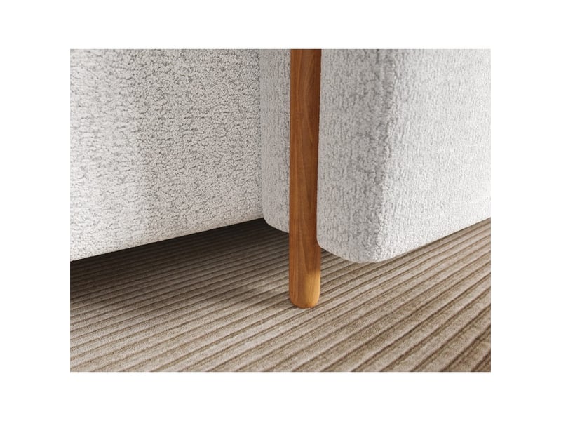  Canapé d'angle convertible arvessa blanc alpin chenille – angle droit  - Conforama E