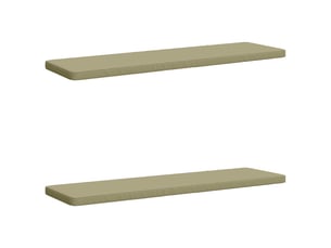 Lot de 2 coussins de banc, coussins d'assise vught 100 % polyester vert clair cf58214