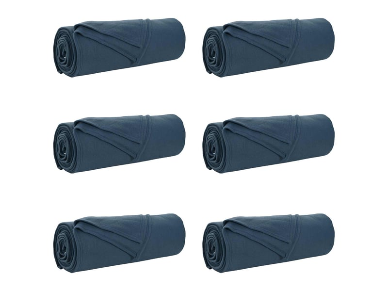  Couverture jetée de canapé 6 pcs bleu marine 350x270 cm 8.09 kg  - Conforama A