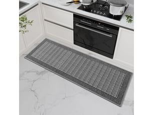 1 pièce (gris, 50*80cm) tapis en caoutchouc antidérapant pour évier de cuisine, tapis absorbant lavable en machine