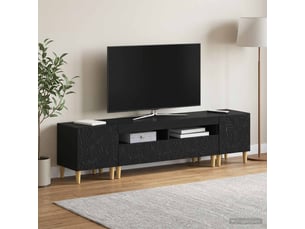 Meuble tv coloris noir 49 cm <strong></strong>  <strong></strong>