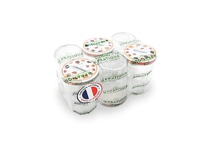 Bocaux confiture en verre lot de 6 385 ml couvercles twist off decoratifs ø82 mm