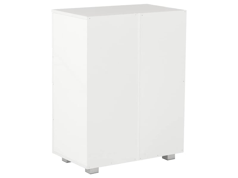  Buffet - bahut - meuble de rangement blanc brillant 60x35x80 cm bois d'ingénierie  - Conforama E