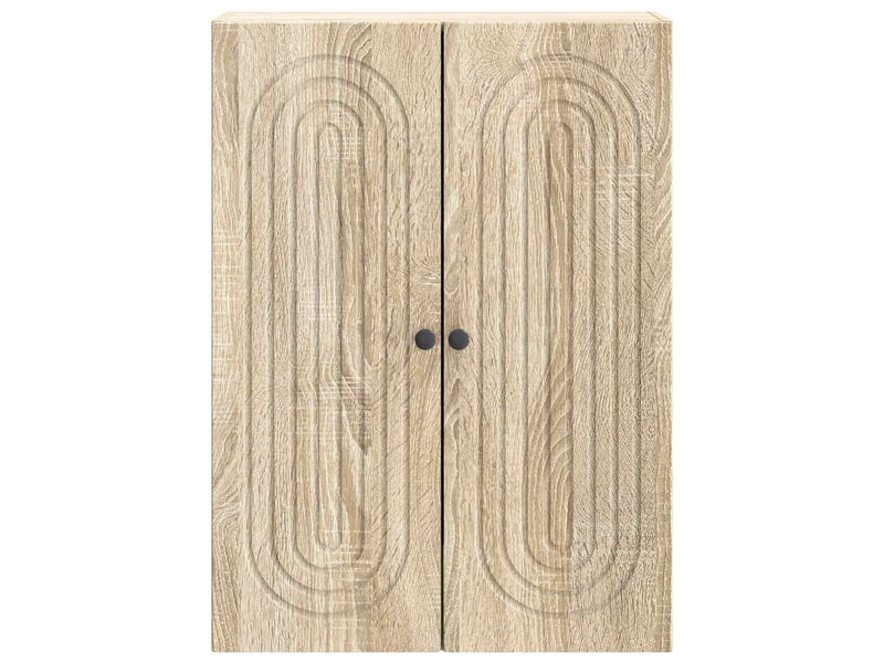  Armoire murale salon chêne sonoma 66x34,5x90cm bois d'ingénierie shl128  - Conforama D