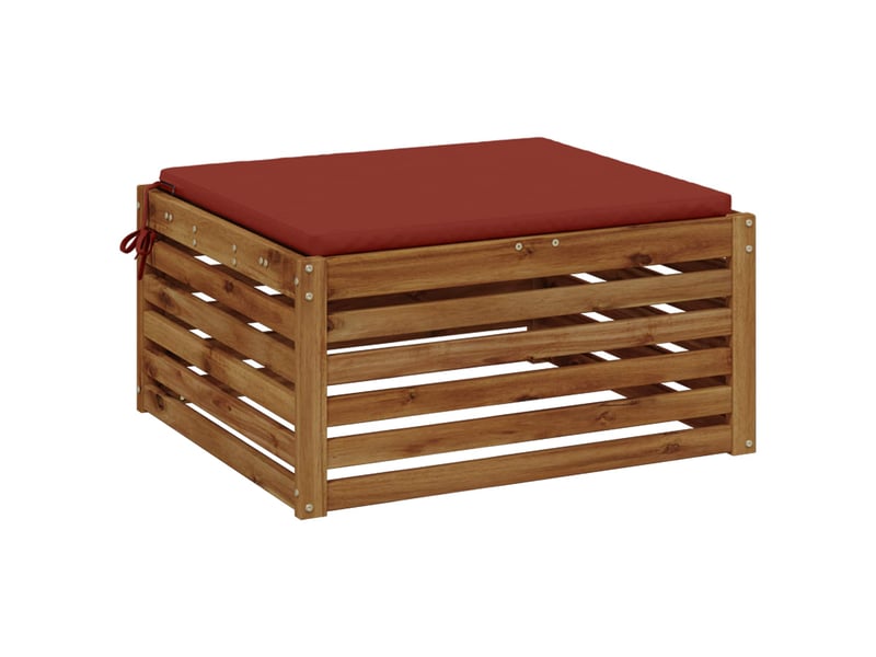  Coussin de siège, coussin d'assise 1 pièce soest 100 % polyester rouge cf55682  - Conforama C