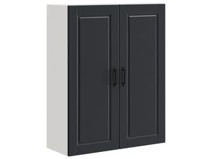 Meuble mural de cuisine, armoire de cuisine noir 80x31x100cm bois d'ingénierie shl1259