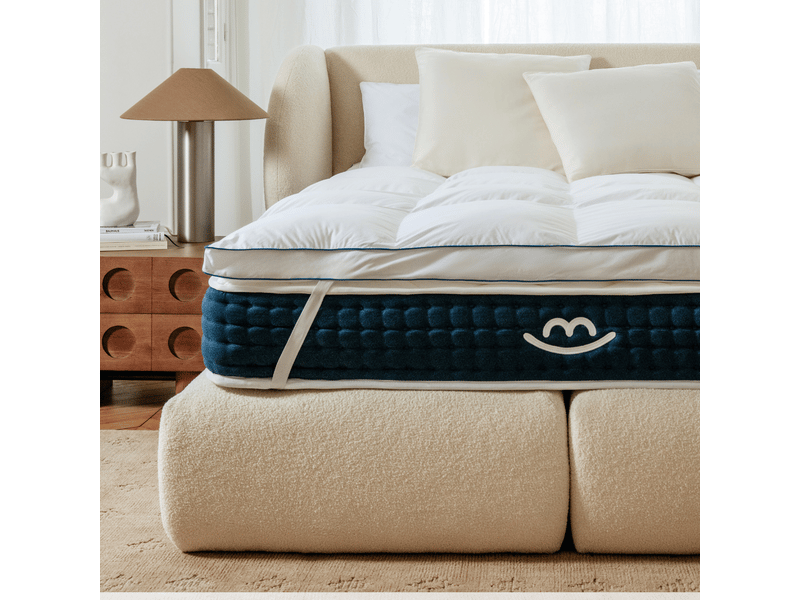  Surmatelas premium cloud - 90x200x3cm - fibre polyester et tissu respirant - extrémement moelleux Cloud - Conforama B