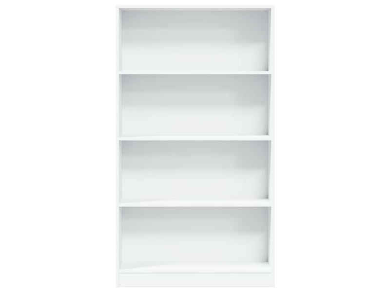  Bibliothèque, armoire à livres blanc 80x24x143 cm bois d'ingénierie  - Conforama D