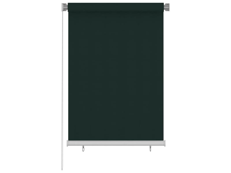  Store enrouleur, store roulant d'extérieur 105 (l) x 140 (h) cm vert foncé hdpe cf47299  - Conforama B