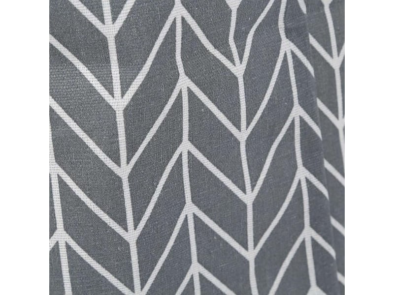  Lot de 2 paniers à linge ronds en coton et lin – grands bacs de rangement pour chambre d'enfant, gris et jaune  - Conforama D