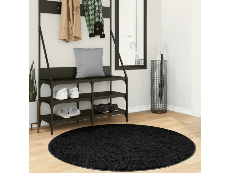  Tapis à poils courts noir? 120 cm - comfortxl 375567 - Conforama B