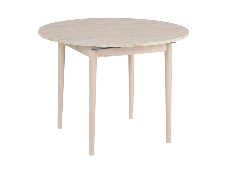  Table extensible bee, extensible, 100x100x75h cm beige marbre Bee - Conforama D