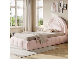 Lit coffre 90x200 cm <strong></strong> <strong>Qualité haut de gamme</strong> coloris rose