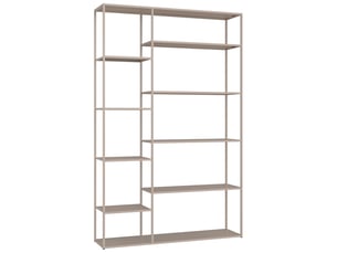 Bibliotheque coloris marron 9 étagère(s) <strong>HAPPY GARDEN</strong> <strong></strong> - 120 cm x 189 cm