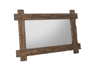 Miroir  à fixer coloris marron <strong>WANDERLUST DECO</strong>  <strong></strong> - 198 cm x 4 cm