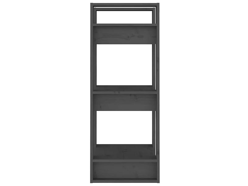 Bibliothèque, séparateur de pièce gris 41x35x91 cm pin solide - Conforama D