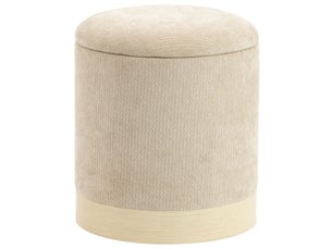 Pouf / repose pied beige