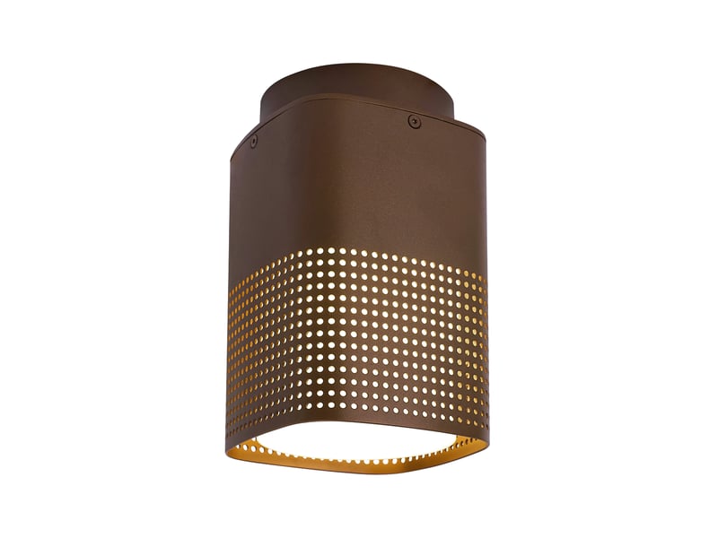 Plafonnier sidara aluminium seaside marron metallise , h. 19 - ip54 - e27 nordlux extérieur 2618406218 - Conforama A