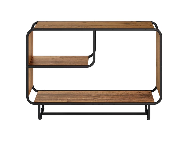  Buffet salon, buffet de rangement bois ancien 93.5x37.5x64.5 cm bois d'ingénierie  - Conforama C