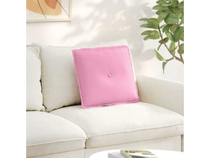 Coussin de dos, coussin de dossier rose 50 x 19 x 45 cm tissu cf54981