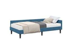 Lit simple 90x190 cm    coloris bleu